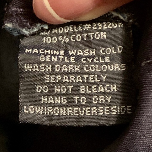 Denim Paper bags cotton jeans (3X) - Picture 6 of 6